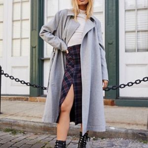 Sierra Wool Coat by Free People. Real wool blend.